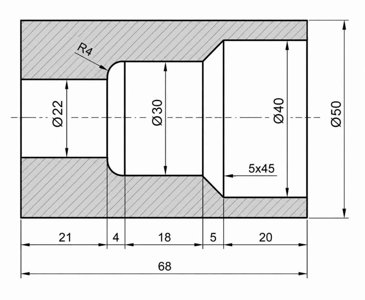 cnc programlama örnek 3