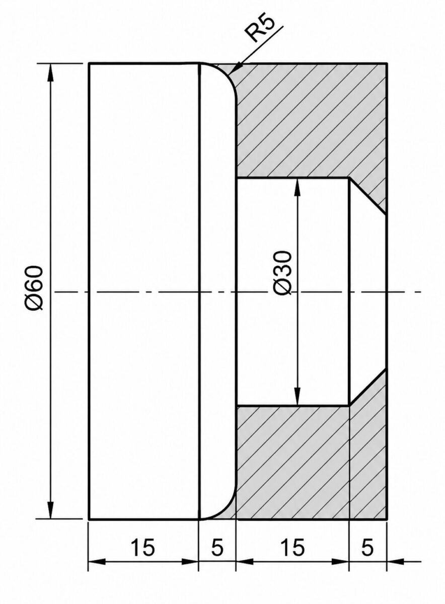 cnc programlama örnek parça 2