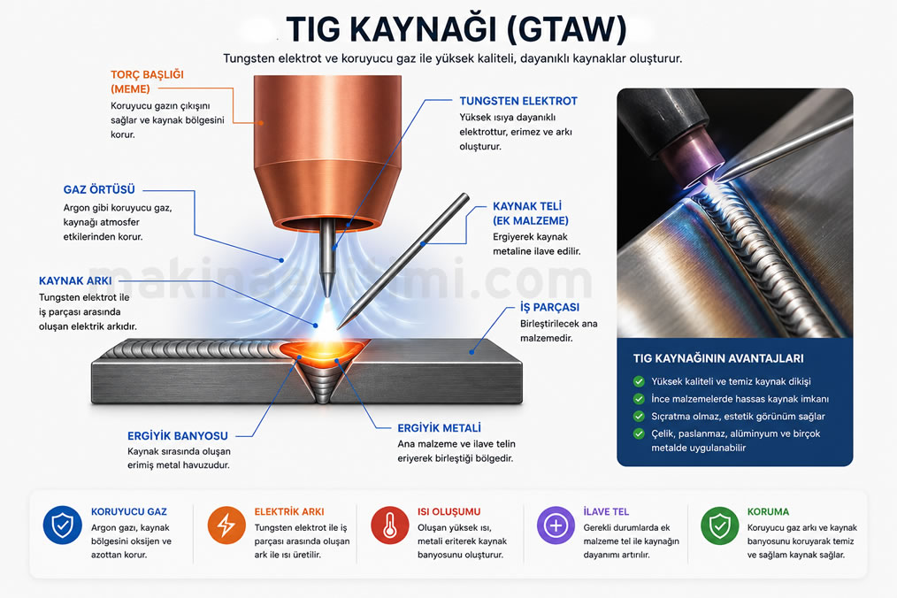 gas-shielded TIG welding