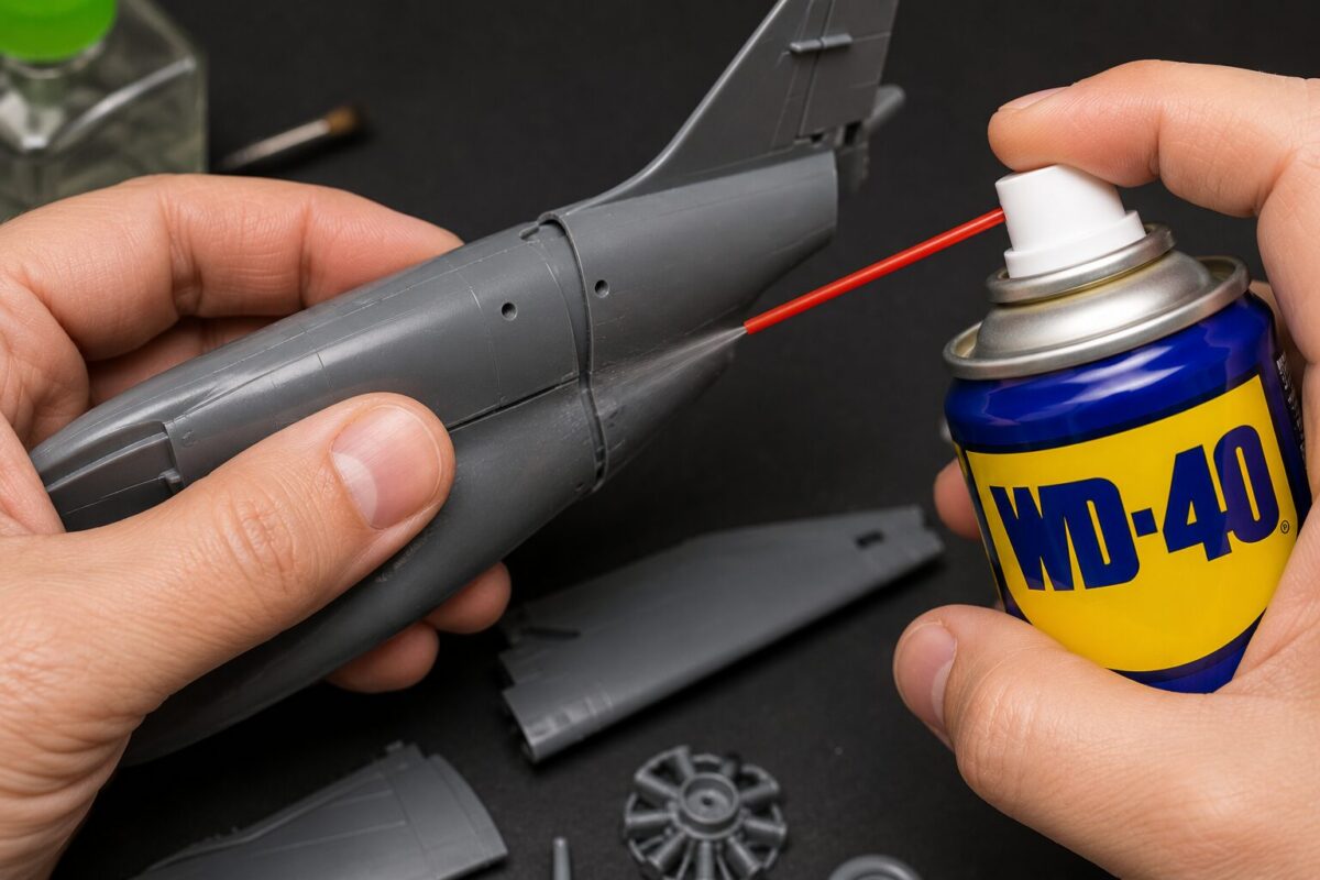 separating stuck-together objects with wd-40