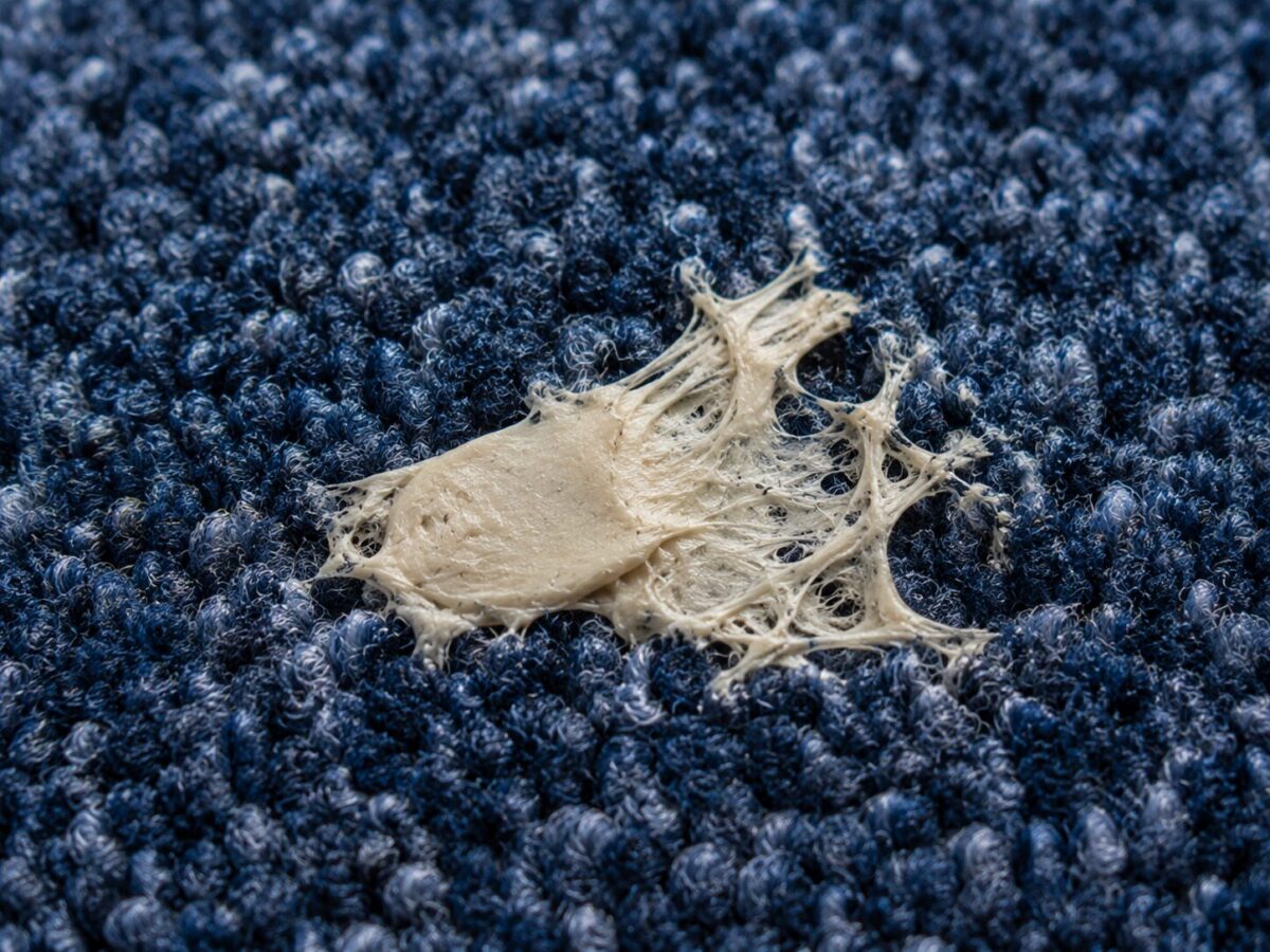 various uses of wd-40 gum stuck to a carpet