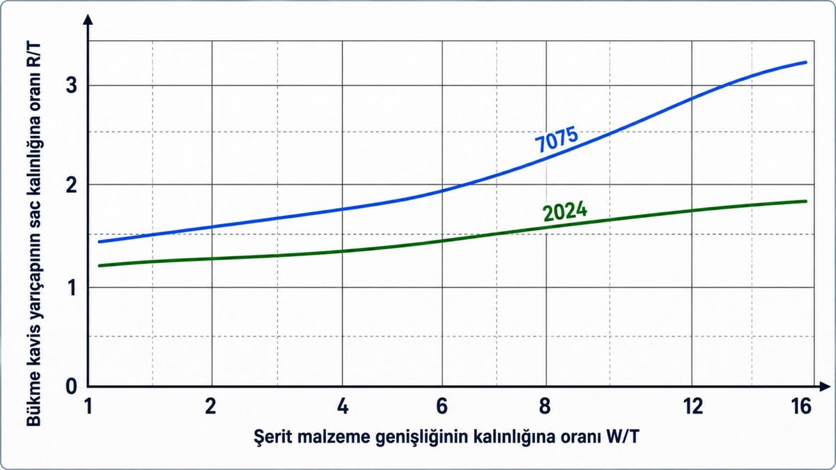 relationship between bend width and its effect on bend radius
