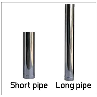 short long pipe