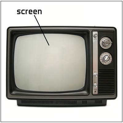 television screen