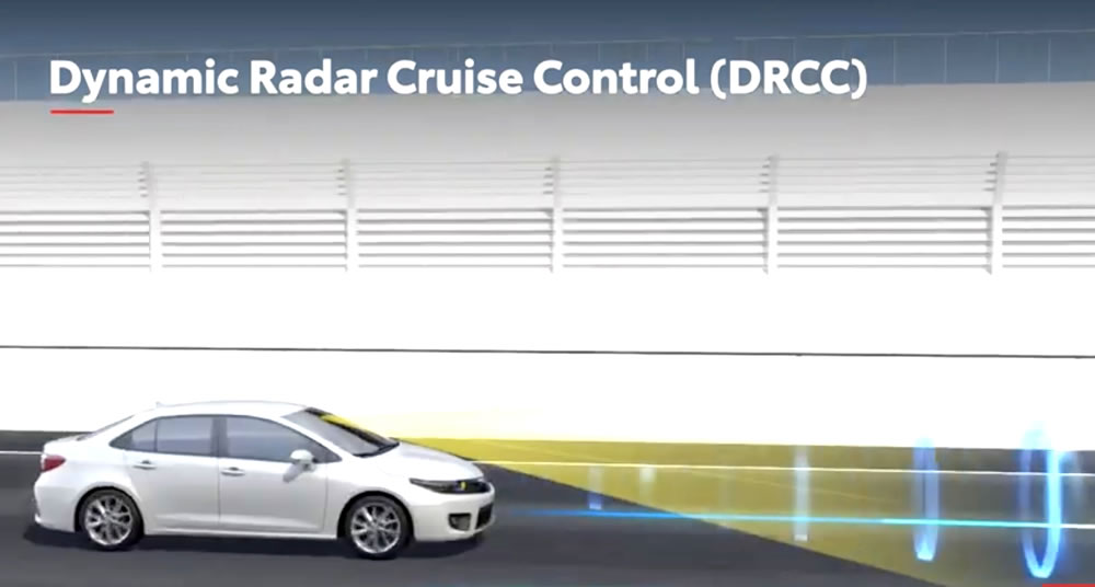 dinamik radar cruise control. dinamik radar seyir kontrolü