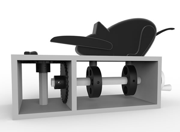 kedi fare kam mekanizmalı sistem