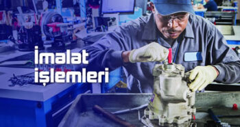 makine eğitimi imalat işlemleri