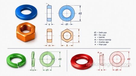Hex Nut and Washer Drawing Exercise