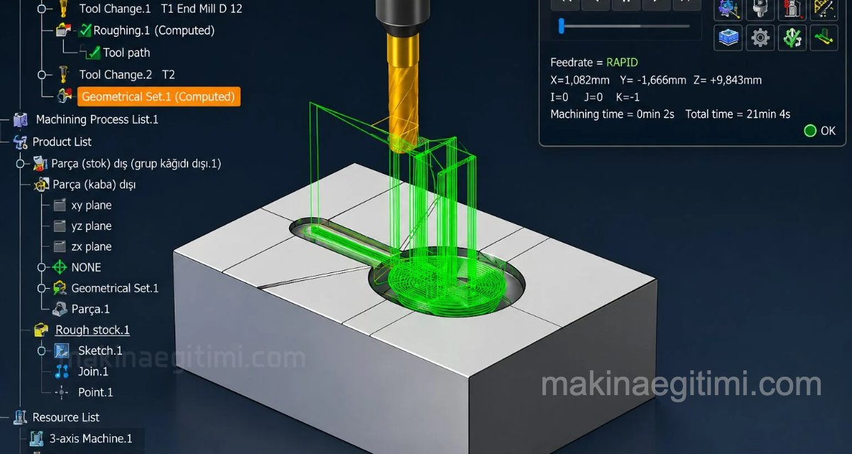 Catia ile Cam İşleme Örneği-Şurup Kaşığı-Dişi kalıp Catia ile Cam İşleme Örneği Şurup Kaşığı Dişi kalıp