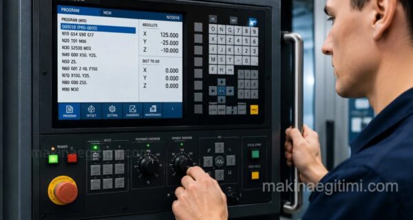 Powering On a Fanuc CNC Lathe. How Is a CNC Lathe Powered On