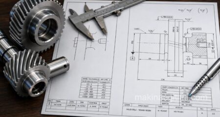Helis Dişli Teknik Resimleri