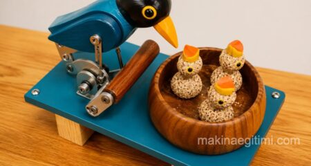 Kam Mekanizmalı Yaratıcı Otomatlar