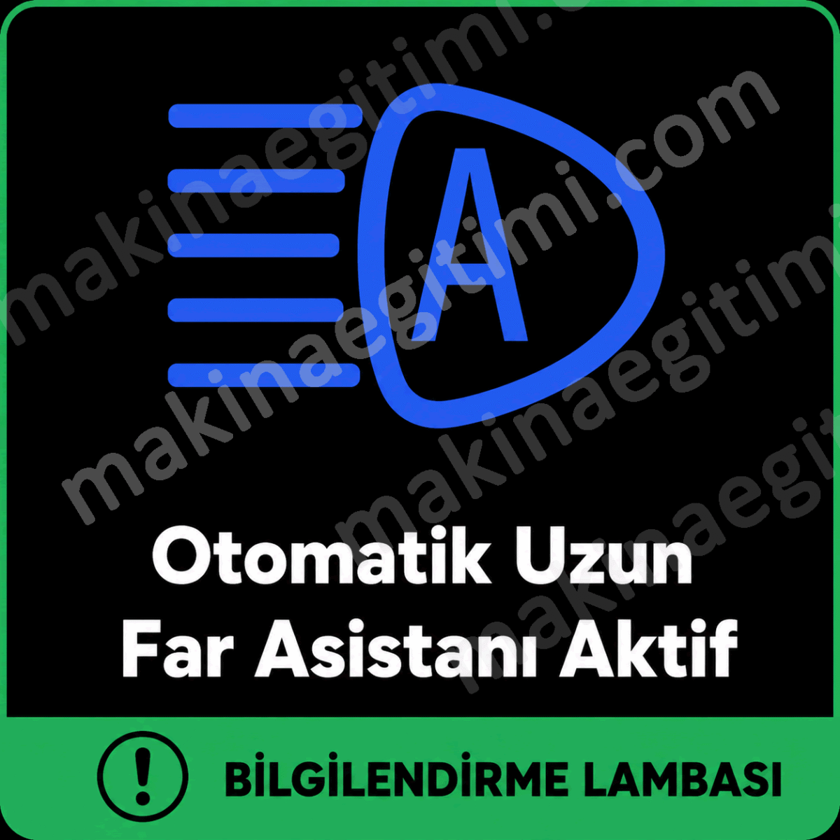 otomatik uzun far asistanı aktif