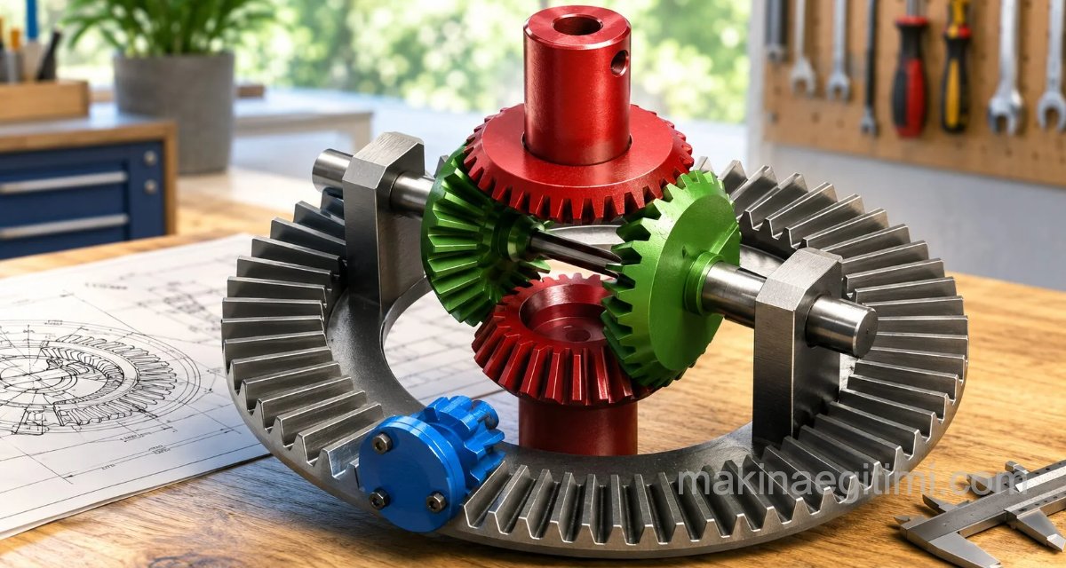 SolidWorks Assembly Example – Differential Gears