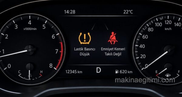 Vehicle dashboard warning light symbols