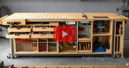 Çok Fonksiyonlu Çalışma Masası Yapımı