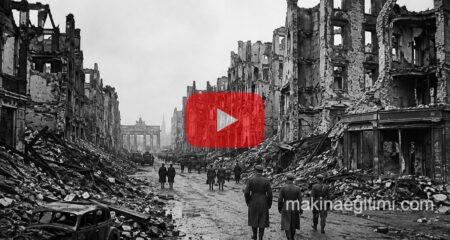 Dünya Savaşı Sonrası Berlin Sokakları. Temmuz 1945