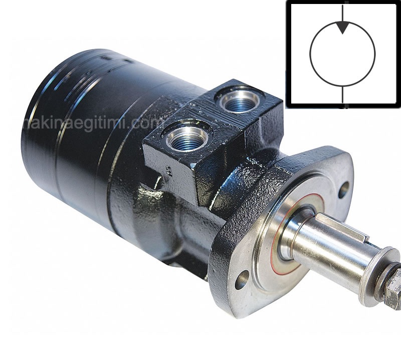 hidrolik motor ve simgesi