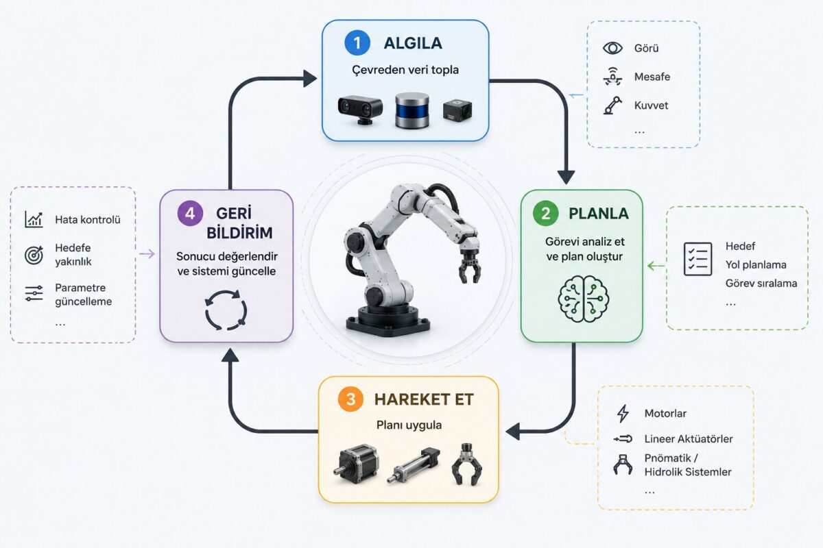 Robot sense-plan-act loop