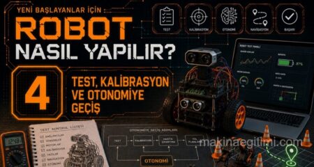 Robot Nasıl Yapılır? 4. Bölüm: Test, Kalibrasyon ve Otonomiye Geçiş