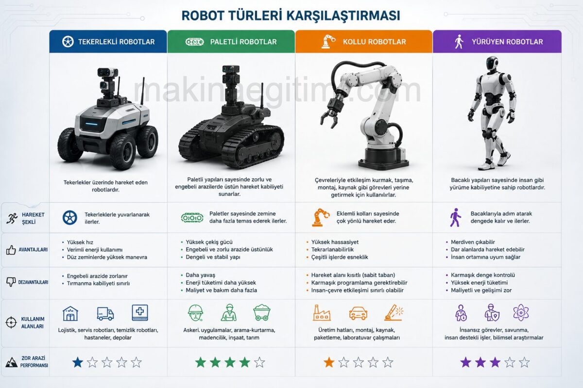 comparison of robot types