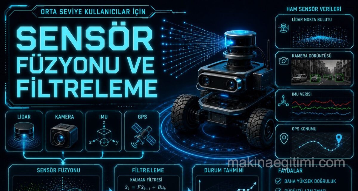 Sensör Füzyonu ve Filtreleme: Robotik Algı Sistemlerinde Veri Birleştirme