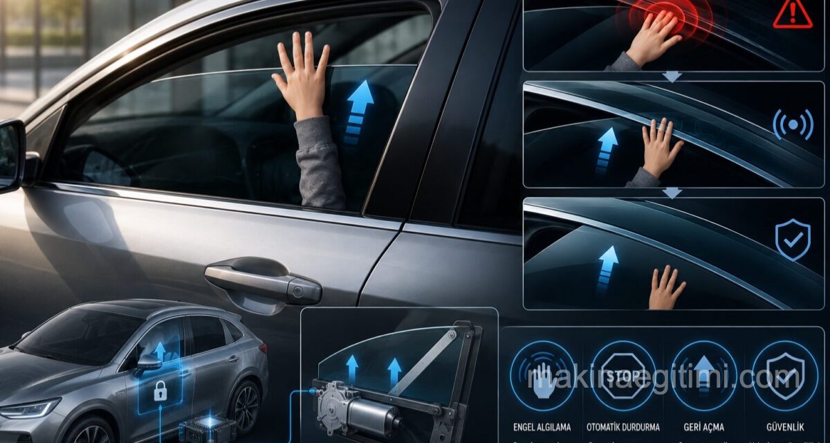 Anti-Pinch Electric Vehicle Windows anti-pinch window
