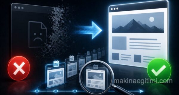 Silinen Bir Web Sayfasını Yeniden Görmenin Yolu Var