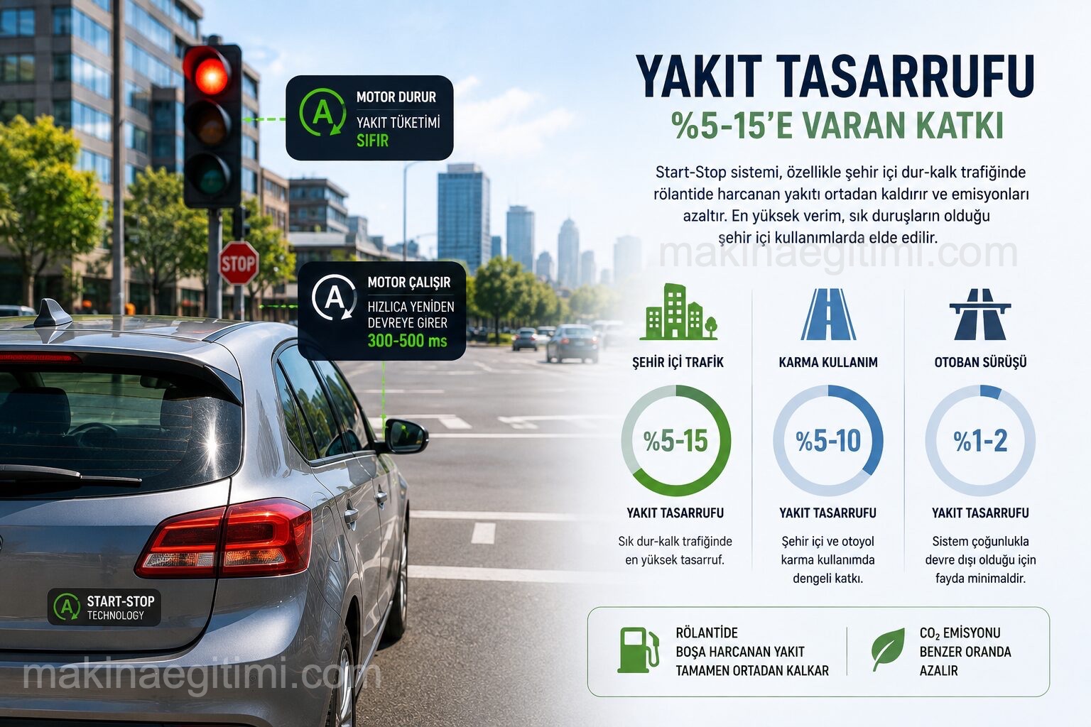 start stop sisteminin faydaları