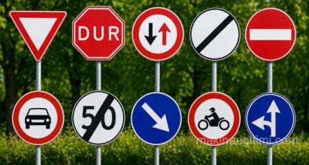 Traffic Regulatory Signs and Their Meanings. Restriction and Command Signs