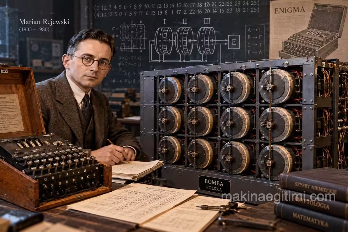 Polish "Bomba" machine and Marian Rejewski