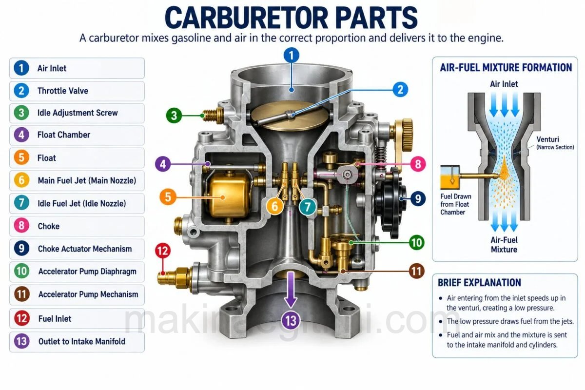 carburetor parts