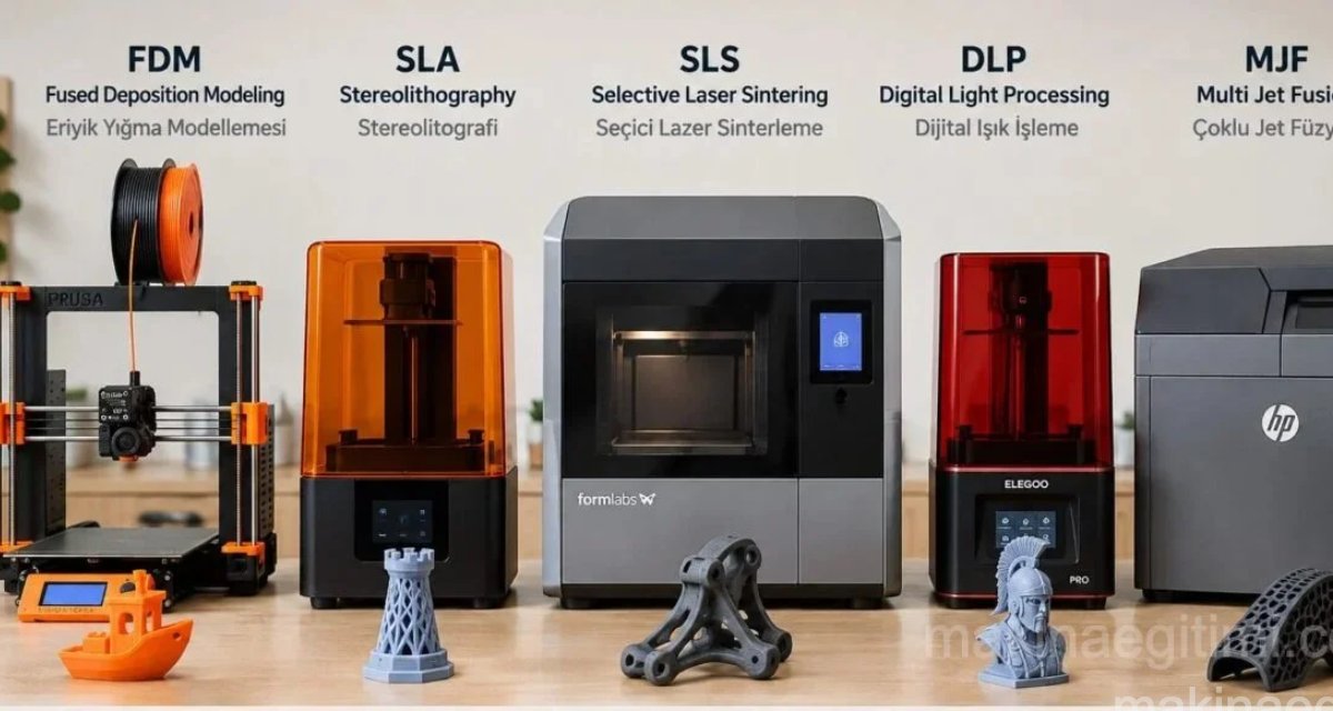 Eklemeli İmalat (3D Baskı) Nedir? Yöntemleri ve Kullanım Alanları Eklemeli İmalat (3D Baskı) Nedir? Yöntemleri ve Kullanım Alanları