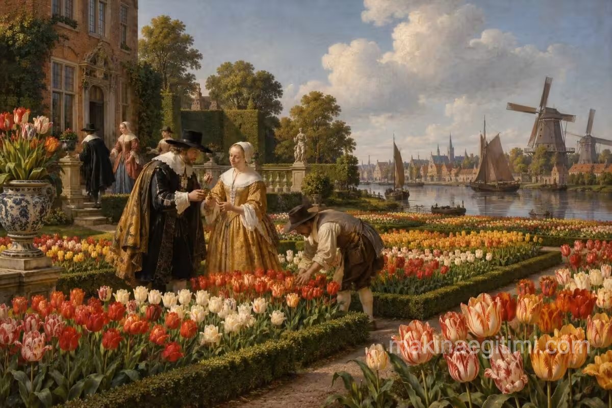 hollanda lale bahçesi 17. yy