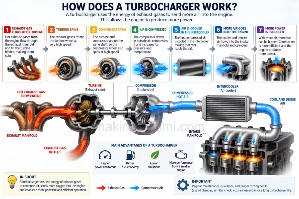 how does a turbocharger work