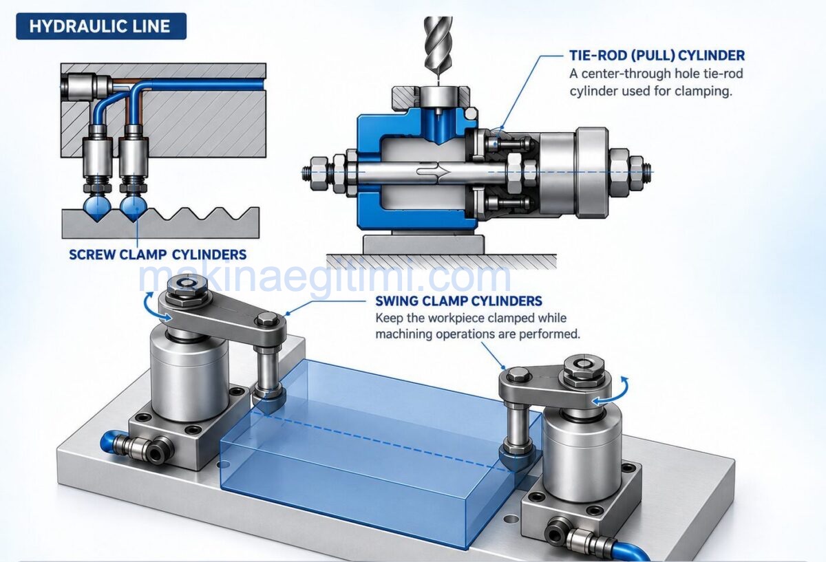 hydraulic clamping cylinder
