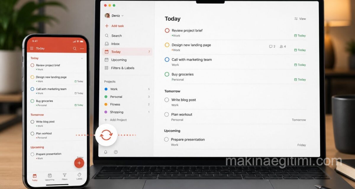 Managing Daily Tasks and Notes with Apps Like Notion and Todoist Notion, Todoist Gibi Uygulamalarla Günlük Görev ve Not Yönetimi