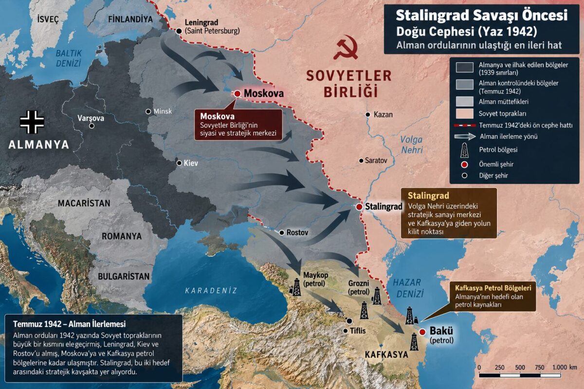 stalingrad savaşı öncesi doğu cephesi