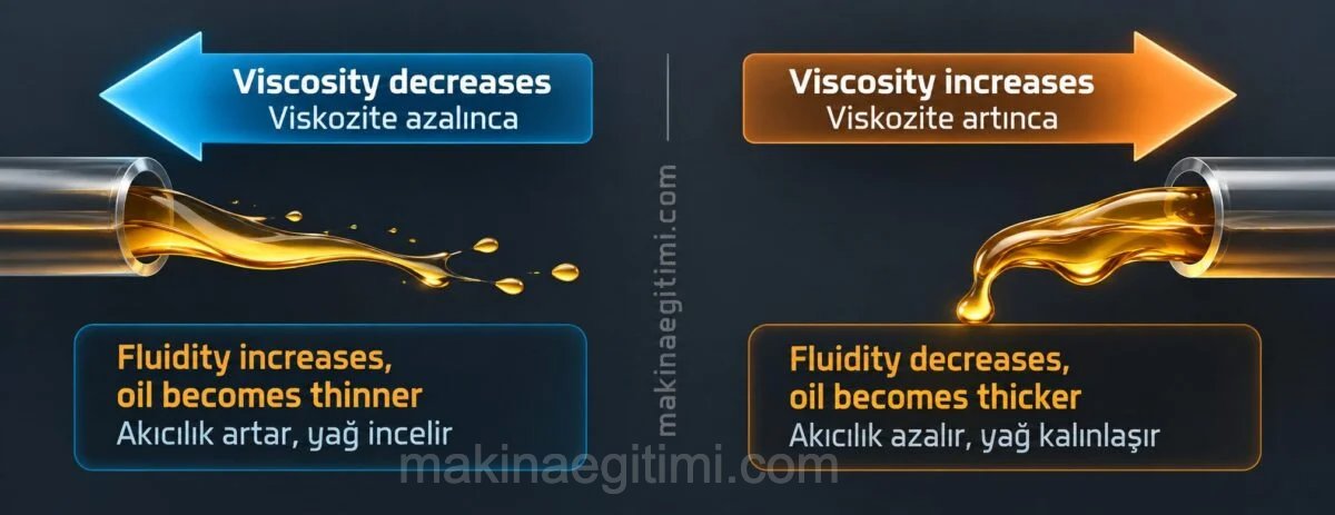 engine oil viscosity-fluidity relationship