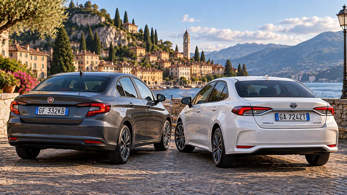 fiat tipo vs corolla in italy