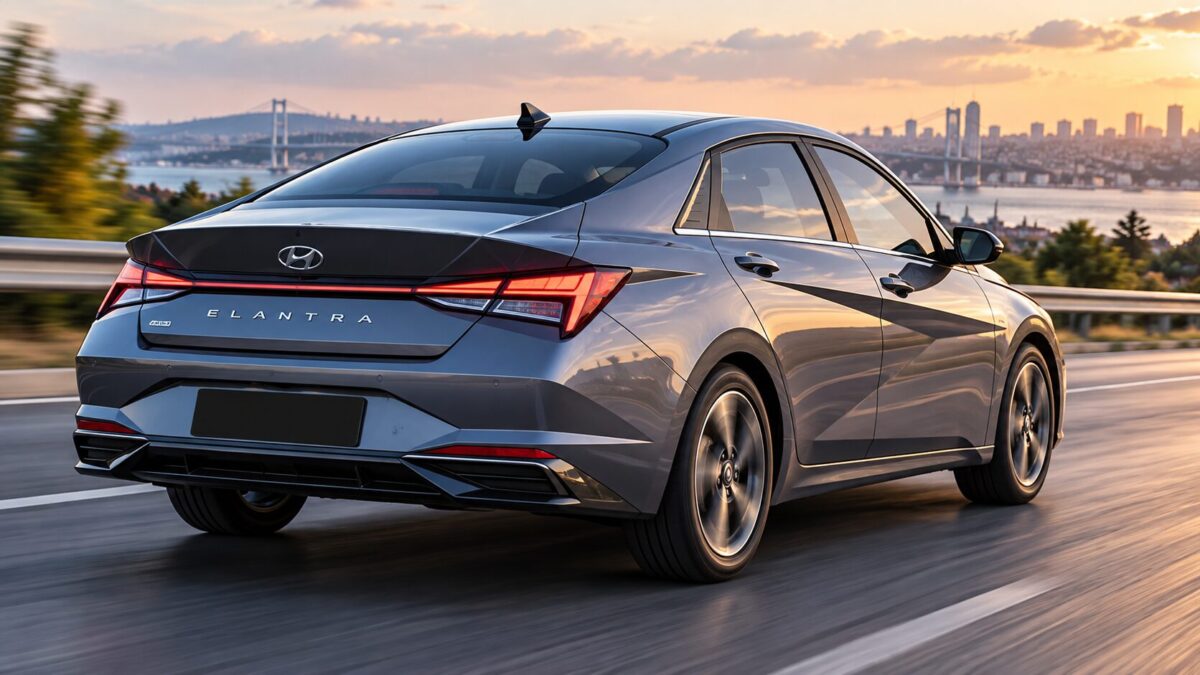 hyundai elantra yolda