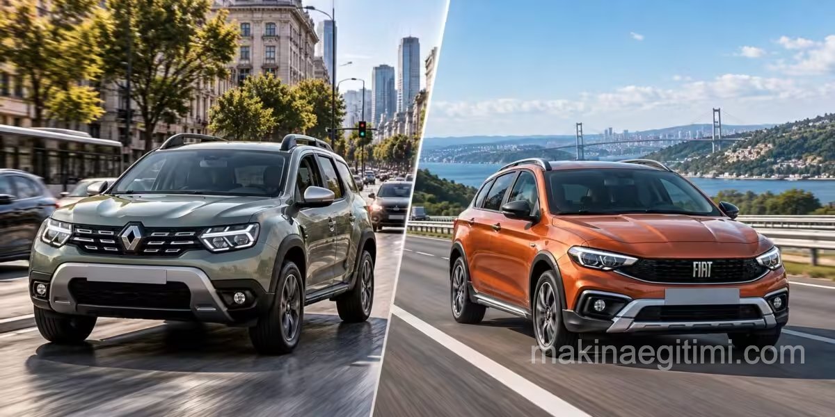 renault duster ve fiat egea cross yollarda